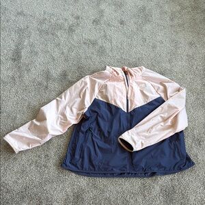Nike Pink and Blue Windbreaker Jacket